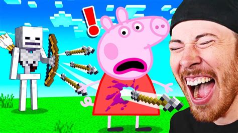 Peppa Pig VS Minecraft! (Funny Animation) .